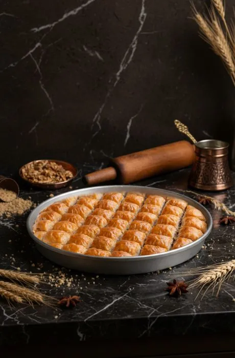 Cevizli Kare Baklava - 2 kg Tepsi